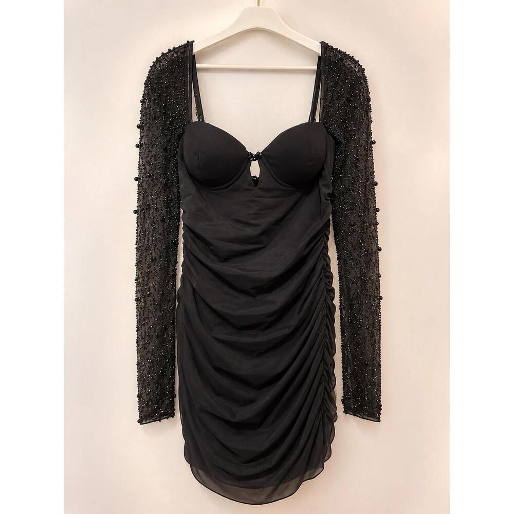 Oh-polly Women's Black Dress